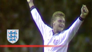 Paul Gascoignes first England goal  From The Archive [upl. by Sunda720]