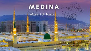 Madina  Medina  Madinah  Saudi Arabia  Islam  No Copyright Video  Stock Footage [upl. by Larimor491]