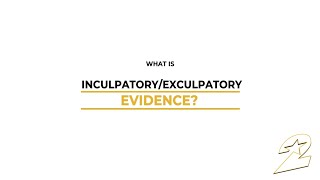 What is exculpatory and inculpatory evidence [upl. by Broek]