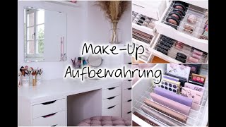 Mein Schminktisch IKEA  MakeUp Aufbewahrung  TidyUps [upl. by Manouch]