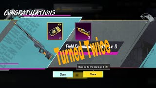 😱Get Free Upgradable Old Rare AWM In Guaranteed Rewards 120 Free Crate Opening PUBG Mobile op Lucky [upl. by Ridglea727]