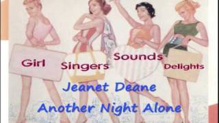 Janet Deane Janet Vogel of The Skyliners  Another Night Alone 1963 [upl. by Giacobo]