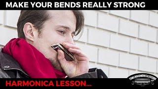 How to make your bends sound really strong  C Harmonica Lesson [upl. by Barstow]