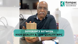 Dont Get Duped HighQuality vs LowQuality WPC Wood Plastic Composite [upl. by Aibonez]