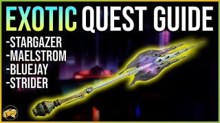 How to get Exotic Glaive Winterbite  Stargazer Maelstrom Strider Bluejay  Destiny 2 Lightfall [upl. by Dinerman]