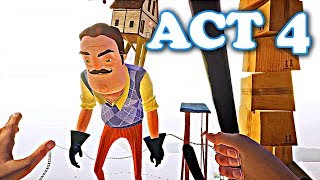 Hello Neighbor  Gameplay Walkthrough Part 9  All Acts iOS Android [upl. by Fisa362]