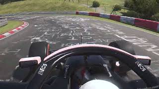 Assetto Corsa Player Tries F1 in iRacing  MercedesAMG F1 W12 Onboard at Nordschleife [upl. by Jasisa]