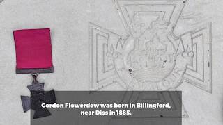 Victoria Cross recipient Gordon Flowerdew commemorated with a ceremony in Billingford [upl. by Eisnyl]