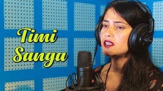 Timi Sanga  Sanita Nepali Rana  New Nepali Adhunik Sentimental Song  Latest Nepali [upl. by Spain]