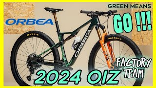 New Orbea oiz 2024 factory team  amazing XC race bike for this year [upl. by Heiskell]