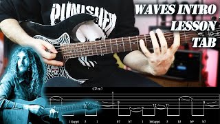 Guthrie Govan Waves Intro Guitar Lesson Tab [upl. by Ylrae432]