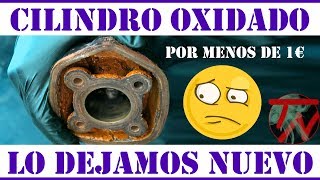 Como ELIMINAR el OXIDO de hierro de un CILINDRO 2t LA MEJOR MANERA 💡😮 [upl. by Brigid]