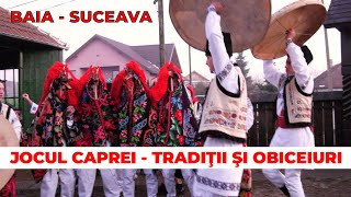 JOCUL CAPREI ⛄️ TRADITII SI OBICEIURI LA BAIA SUCEAVA ROMANIA 2020 [upl. by Yznel]