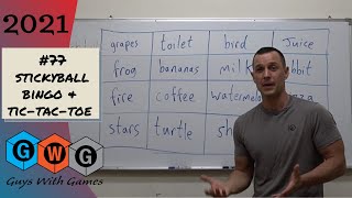 ESL Games GWG 77 Stickyball Bingo and Tic Tac Toe [upl. by Fatima]