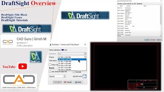 DraftSight Title Block [upl. by Vharat]