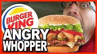 Burger King ANGRY WHOPPER Review  Time to burn your face off [upl. by Morgenthaler]