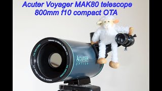 Acuter Voyager MAK80 telescope [upl. by Falconer480]