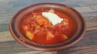 Echter ukrainischer BORSCH Rezept aus der Zentralukraine Lecker und befriedigend [upl. by Aneladdam]