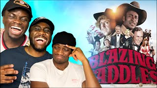 BLAZING SADDLES 1974  First Time Watching  MOVIE REACTION  MOVIE MONDAY [upl. by Gaulin887]