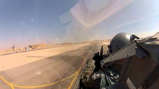 Jordanian F16 Short Field Landing Mohammad Al Bdour [upl. by Nama]