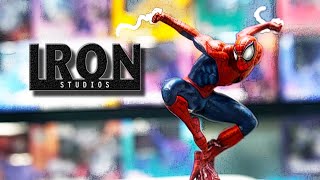 Iron Studios  Classic Comic SpiderMan amp MCU IronMan mark42 [upl. by Nahtanohj]