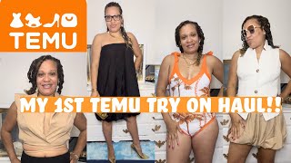 I FINALLY TOOK THE TEMU PLUNGE TRY ON HAUL [upl. by Tuinenga]