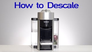 How to Descale Nespresso Machine [upl. by Notsnhoj]