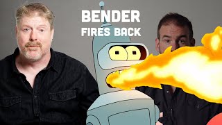 John Dimaggio Defends Futuramas Writing  Bender Fires Back [upl. by Yelrak]