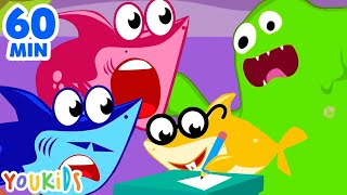 Baby Shark Song with Green Slime  Youkids Songs for Kids [upl. by Horick]