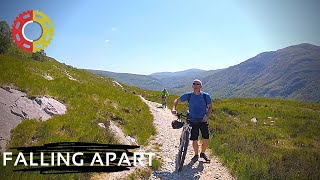 Cycling the West Highland Way  9  Team Morale Low  MTB Scotland [upl. by Annoynek162]