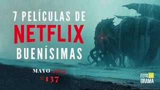 ¿No sabes qué ver 7 Buenas Películas Atrapantes en NETFLIX  Fotograma 24 con David Arce [upl. by Lodovico]