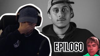 ESPAÑOL REACCIONA A  CANSERBERO  EPILOGO OFFICIAL VIDEO [upl. by Eirrehc]