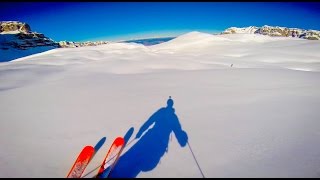 Freeride Skiarea Campiglio Dolomiti di Brenta Folgarida Val di Sole Trentino Italy [upl. by Aubreir]