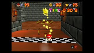 Super Mario 64 Switch  The Princesss Secret Slide  21 Second Star [upl. by Nena72]