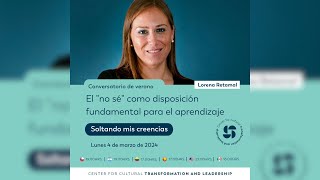 El quotno séquot como disposición fundamental para el aprendizaje Soltando mis creencias💭 [upl. by Nylissej]