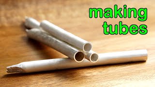 How to Make a Silver Tube in 6 Simple Steps [upl. by Job]