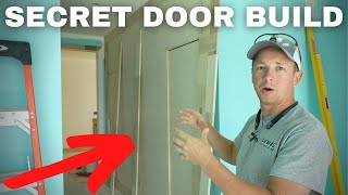 The Secrets to Designing Secret Doors Hidden Door In Wainscoting With Pivot Hardware Part 1 of 2 [upl. by Ardnasella]