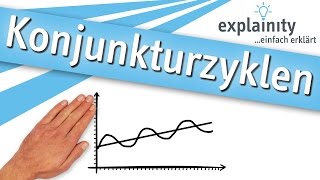 Konjunkturzyklen einfach erklärt explainity® Erklärvideo [upl. by Euqinad]