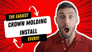 How to install the easiest foam crown molding by Creative Crown [upl. by Gothard]