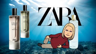 Three Zara Chapter Fragrances  Intense Memoire Sublime Epoque amp Amber Fusion [upl. by Trabue]