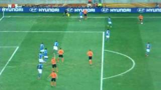 Felipe Melo Own Goal Netherlands Brazil 2010 [upl. by Elaval]