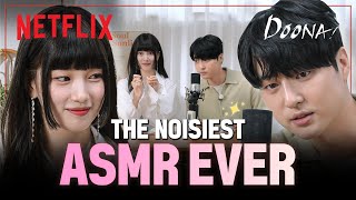 SUZY and Yang Sejong cant stay quiet during the ASMR challenge  Netflix ENG SUB [upl. by Aikemehs712]