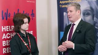 Media Students Interview Sir Keir Starmer [upl. by Vladimir]