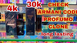 CODICE PROFUMO BY GRANDEUR  cheap Armani code profumo clone  long lasting  total perfumes [upl. by Tildy790]