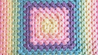 Crochet a Perfect Seamless Granny Square amp no twisting [upl. by Jala]