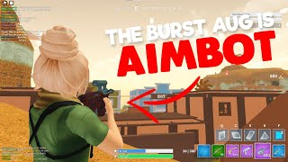 The NEW Burst AUG is AIMBOT 🎯 Strucid Chapter 2 [upl. by Najtsirk]