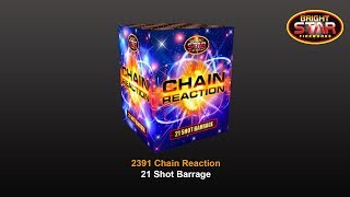 Bright Star Fireworks  2391 Chain Reaction Barrage [upl. by Ligetti]