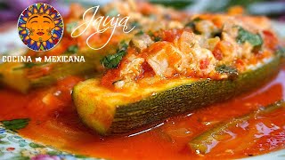 Calabacitas Rellenas de Atún a la Mexicana [upl. by Ecirtal]