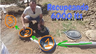 11  BIOFiltro🌱casero de aguas grises ♻️¡RECICLAMOS hasta el 80 del Agua  Barato y fácil [upl. by Adian694]