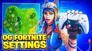 NEW Best OG Fortnite Season Controller SETTINGS  Sensitivity PS5XBOXPC [upl. by Elberta]